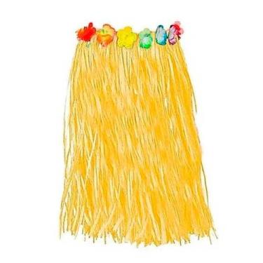 Imagem de Fantasia Saia Havaiana Hula Hula Colorida Adulta 60 Cm - Fantasias Car
