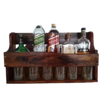 Imagem de Adega Prateleira De Vinhos E Bebidas Whisky - Loja Do Pinho