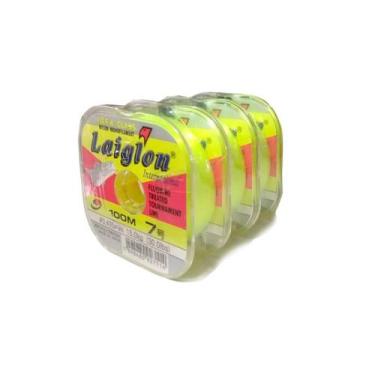 Imagem de Kit 3 Linhas Monofilamento Laiglon 0,28mm 12lbs/6,0kg - (3x 100 Metros