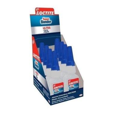 Imagem de Kit C/8 Colas Super Bonder Ultra 20g Loctite Ultra Forte