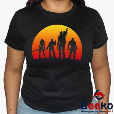 Imagem de Baby Look Guardiões da Galáxia 100% Algodão -  Guardians Of The Galaxy