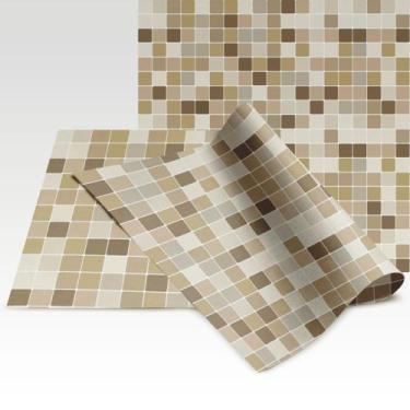 Imagem de Papel De Parede Adesivo Pastilhas Cozinha Banheiro Lavável 5m x 47cm -