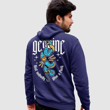 Imagem de Blusa Moletom Genuine Grit Masculina Estampada Algodão 30.1 Ain't Nobo