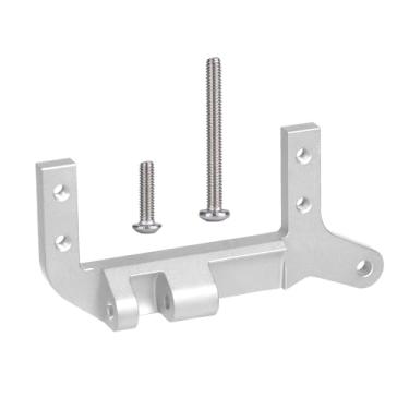 Imagem de Aluminum Servo Mount for TRX4, SOA Mount Non Destructive Installation on Axle Servo Mount for 1/10 RC Crawler Car TRX-4 Upgrade Parts (Silver)