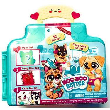 Imagem de T.L.C. Kritters Boo Boo Better Mystery Vet Carry Case Series 3 - 12 Pieces Pet, Case, Accessories, X-Ray Card, Diaper + More!!
