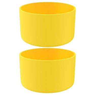 Imagem de Bota amortecedora de silicone para Stanley Quencher H2.0 1,134 g 850.5 g Tumbler com alça e Stanley IceFlow 590 ml, 850 g, capa protetora de manga inferior para garrafa de água, acessórios para copo