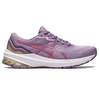 Imagem de ASICS T nis de corrida feminino GT-1000 11, Quartzo violeta/violeta crep sculo, 6.5 Wide