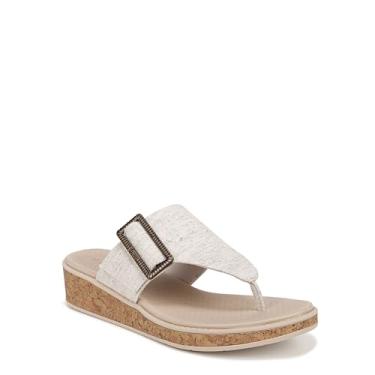 Imagem de BZees Sandália Chinelo Feminina Bay Lavável à Máquina Confortável, Bege Natural, 10 Wide