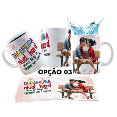 Imagem de Caneca 325ml Dorama Dorameira Currículo da Dorameira K-Drama - LARANJA