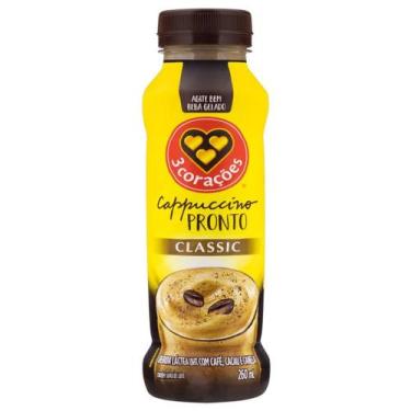 Imagem de Cappuccino 3 Corações Pronto Classic 260mL