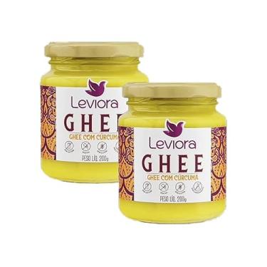 Imagem de Kit 2X: Manteiga Ghee com Cúrcuma Sem Lactose Leviora 200g