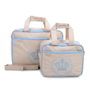 Imagem de Kit Bolsa Bebe Para Maternidade Menino/menina - Rizzicomercio, Palha-A