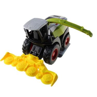 Imagem de Trator agrícola De Ferro,plástico 12cm Mod:colheitadeira 02 - JJT