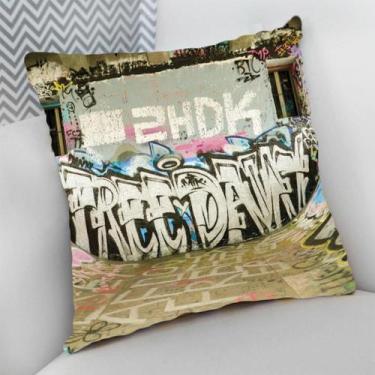 Imagem de Almofada Decorativa Cheia c/ Zíper 40x40 Skate SK8 Skateboarding - Del