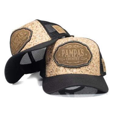Imagem de Boné Trucker Telinha Linha County Pampa's Country Original Envio Imedi
