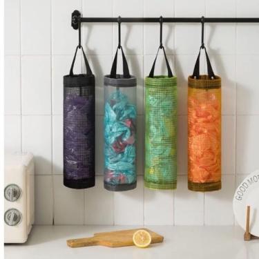 Imagem de Porta Sacolas Porta Sacolinha de Supermercado Organizador de Sacolas P