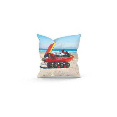 Imagem de Almofada Decorativa Cheia c/ Zíper 40x40 Salva Vidas - Deluzz
