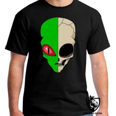 Imagem de Camiseta alien et reptiliano Blusa criança infantil juvenil adulto cam