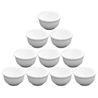 Imagem de Bowl Sopeira Individual 12 Peças Porcelana Branca 300 Ml - Armazém do 
