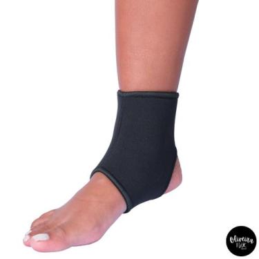 Imagem de Tornozeleira Tensor Suporte Cano Curto Neoprene Envio para todo Brasil
