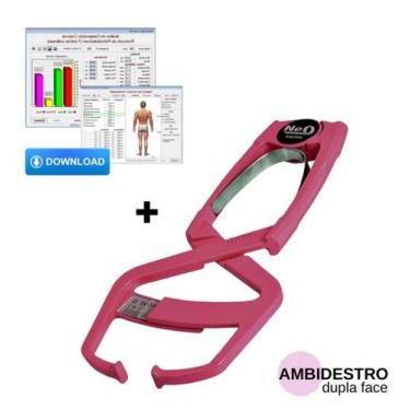 Imagem de Adipômetro Clínico Neo Rosa Prime Med Com Software Physical Test 2.98
