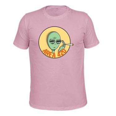 Imagem de Camiseta Plus Size T-Shirt Malha 30.1 Estampada Area - Surprass, Rosa,