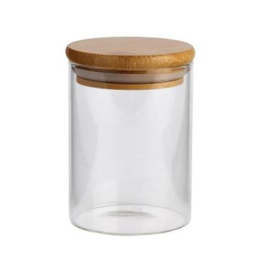 Imagem de Porta Condimentos Borossilicato e Bambu 150ml - ACASA