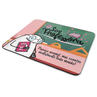 Imagem de Mouse Pad Flork Profissões - Sou professora