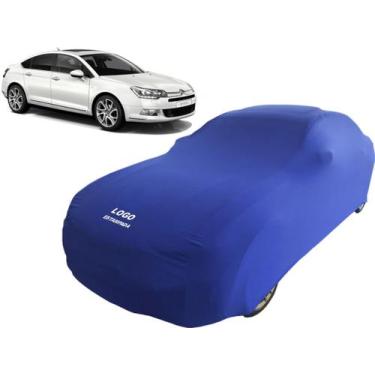 Imagem de Capa Automotiva Para Citroen C5 Tecido Helanca Lycra - Mz, Azul