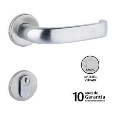 Imagem de FECHADURA 6236 EXTERNA St2 55mm CROMADA LAFONTE CILINDRO ZAMACK - La f