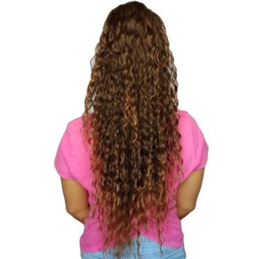 Imagem de Rabo De Cavalo Cacheado 70Cm Fibra Bio Orgânica Acobreado - Ser Mulher