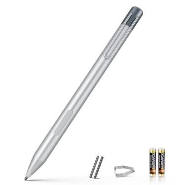 Imagem de Caneta Stylus para Microsoft Surface Pro 11/10/9/X/8/7+/7/6/5/4/3/Surface 3, Surface Go 4/3/2/1, Surface Laptop/Studio/Book 5/4/3/2/1, com 1024 níveis de pressão, incluindo 2 pontas sobressalentes e