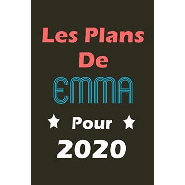 Imagem de Les Plans De Emma Pour 2020: carnet de note personnalisable,Cadeau Original Pour un Anniversaire, Noël, saint valentin, fete des meres, journal intime (100 pages lignées )