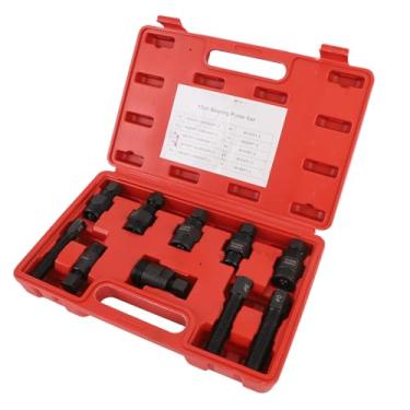 Imagem de 10 Pçs Kit Extrator de Volante Motocicleta Aço Carbono Portátil Resistente Conjunto Extrator Volante do Motor para Scooter Atv