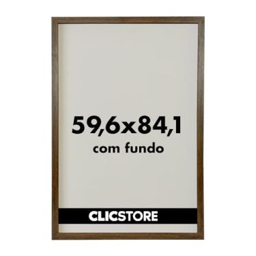 Imagem de Moldura para Quebra Cabeça Grow Puzzle 1500 peças 59,6x84,1 cm Decoração Quadro Parede Escritório Game Office sem Vidro (Tabaco)