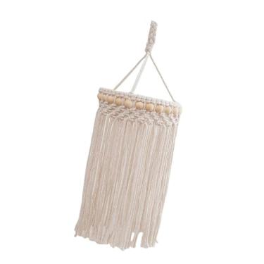 Imagem de Ｂｅｓｇａ Abajur boêmio de lâmpadas, capa de luz pendente suspensa boho, decoração, moderno, abajur macrame, feito à mão para banheiro, Style C