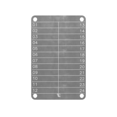 Imagem de Cold Wallet de Metal Bitcoin Seed Phrase Storage para Criptomoedas - Aço Inox 304