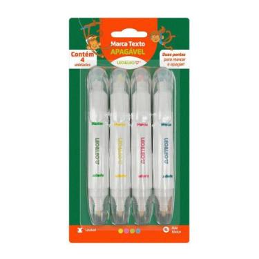 Imagem de Marca Texto Apagavel 4 Cores Leo E Leo