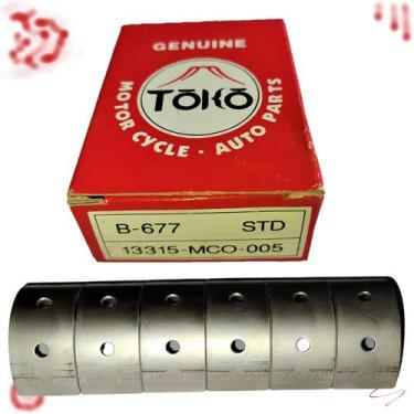 Imagem de Bronzina Biela E Mancal Honda Cb 400 Cb 450 Cbr 450 - Copillar / Toko 