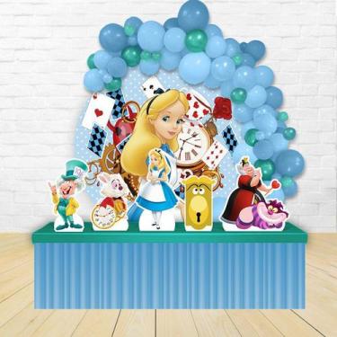 Imagem de KIT FESTA KIT FESTA PAINEL REDONDO Decoração Infantil Alice no País da