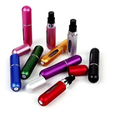 Imagem de Porta Perfume Recarregável Mini Frasco 5ml Bolsa Viagem Bolso Mochila 