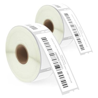 Imagem de BETCKEY - Compatible Address Labels Repaclement for DYMO 30252 (1-1/8" x 3-1/2") - Use with DYMO 450, 4XL & Zebra Desktop Printers [2 Rolls/700 Labels]