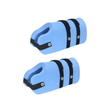 Imagem de UGPLM a nadar no tornozelo flutua flutuabilidade de água para homens mulheres de alta densidade eva bóia nadar punhos aquáticos para suprimentos de, Longo 30cm