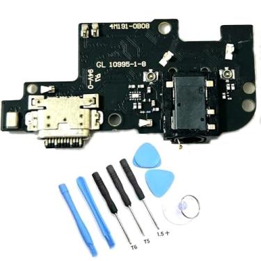 Imagem de Substituição do conector da base da porta de carregamento para Motorola Moto G Stylus 2020 XT2043 XT2043-4 Carregador USB Placa PCB Cabo Flex Conjunto de Módulo com Ferramentas de Reparo