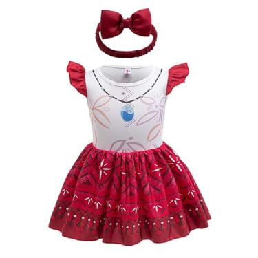 Imagem de Szytypyl Fantasia de princesa para bebês, macacão com faixa de cabeça, Cor G, 3-6 Months