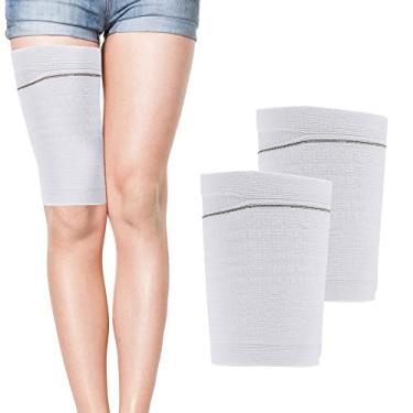 Imagem de 2 peças de suporte de bolsa de perna de cateter, manga de bolsa de perna Foley, mangas de cateter de tecido, bolsa de perna para bolsas de drenagem, alça de suporte de panturrilha, manga elástica para