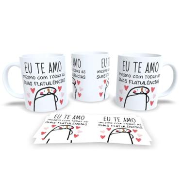 Imagem de Caneca personalizada de porcelana com Coleção Frases Engraçadas, Divertidas, Meme, Humor, Deboche Pack15 (Eu te Amo 1)