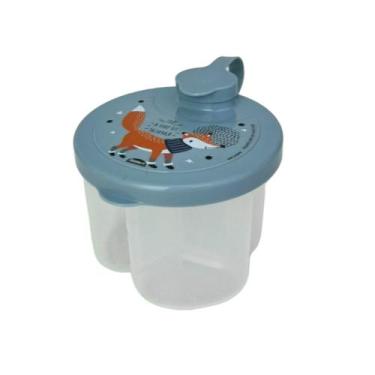 Imagem de Dosador Leite em Pó Fórmula Marcador Divisória Bichinho Azul - Plasúti