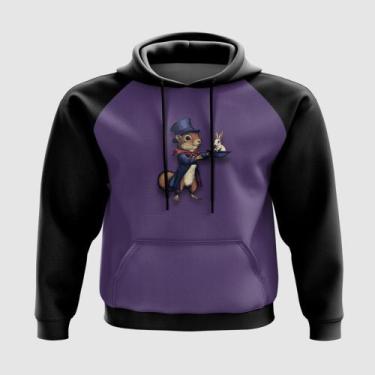 Imagem de Blusa com Capuz Esquilo Mágico Cartola - A Fabriqueta, G
