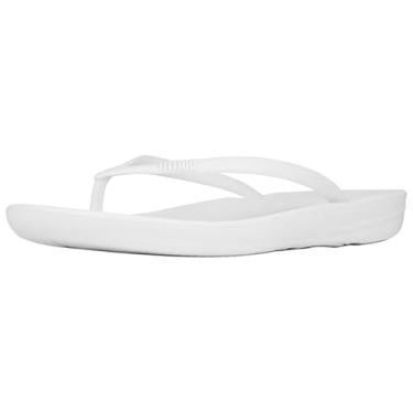Imagem de FitFlop E54194-030 IQUSHION Chinelo ergonômico Urban White US05